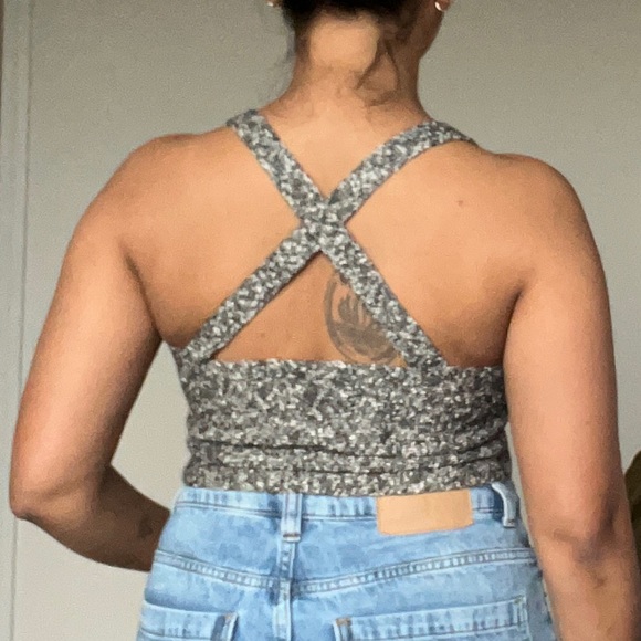 Knit Crop Tank, Small, Roberto Collina, tie rope detail - Picture 10 of 10